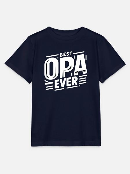 Best Opa Ever - Stanley/Stella Kinder T-Shirt MINI CREATOR  - Navy