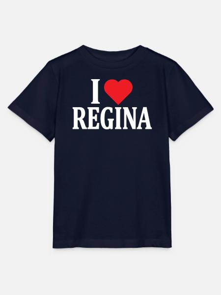 T-Shirt Ich liebe Regina T-Shirt Geschenkidee - Stanley/Stella Kinder T-Shirt MINI CREATOR  - Navy