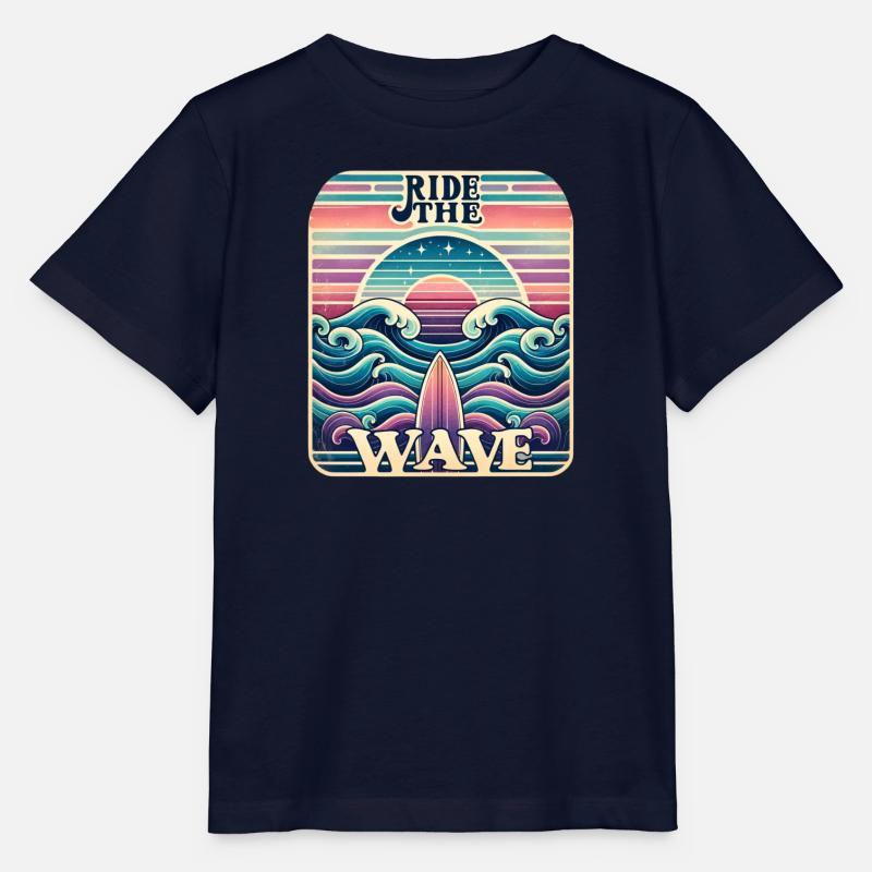 Ridethewave - Stanley/Stella MINI CREATOR Kids’ T-Shirt - navy