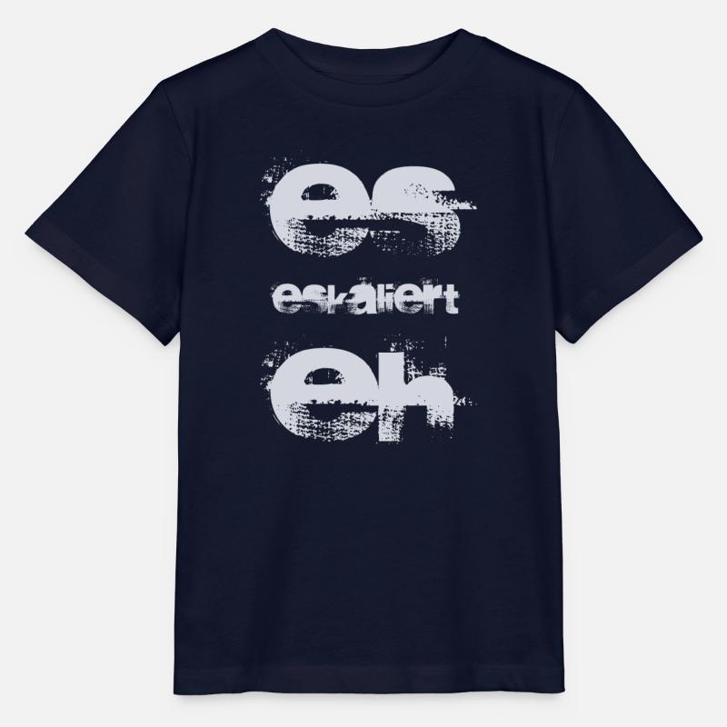 es eskaliert eh - Stanley/Stella Kinder T-Shirt MINI CREATOR  - Navy