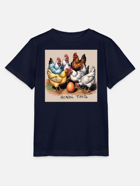 Hühner "Hendl this" - Stanley/Stella Kinder T-Shirt MINI CREATOR - Navy