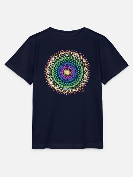 Mandala Sonnenschein - Stanley/Stella Kinder T-Shirt MINI CREATOR - Navy
