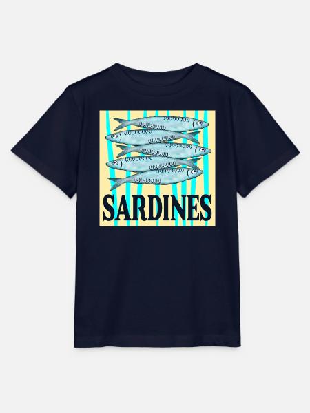 KONSERVENDOSE SARDINEN FISCHE - Stanley/Stella Kinder T-Shirt MINI CREATOR - Navy