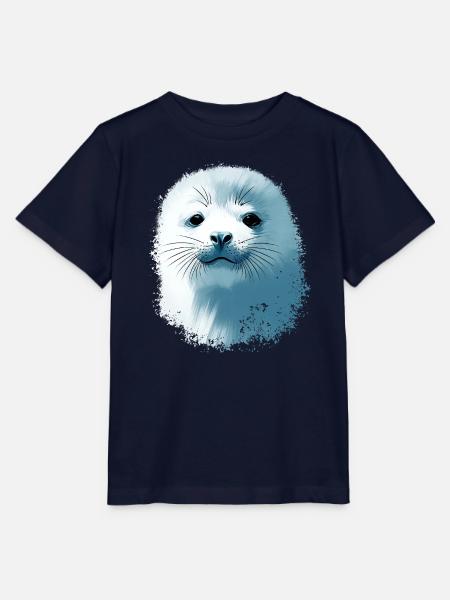 Seehundbaby - Stanley/Stella Kinder T-Shirt MINI CREATOR - Navy