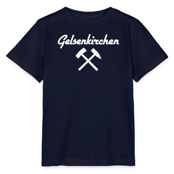 Gelsenkirchen Schalke Bergmann - Stanley/Stella Kinder T-Shirt MINI CREATOR  - Navy - Vorne - Kain (125cm)