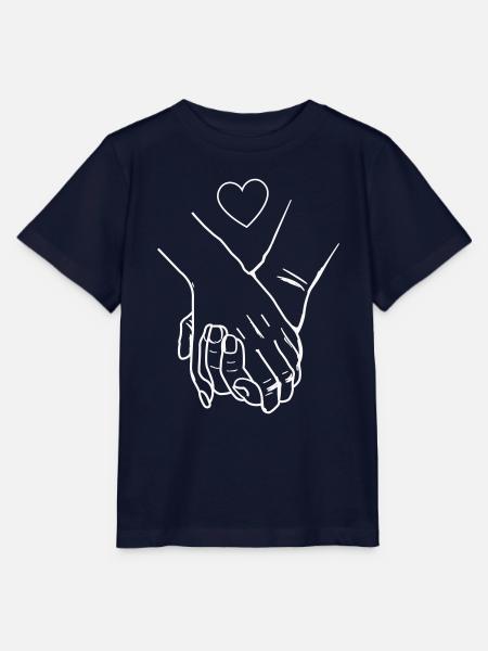 hände herzen - Stanley/Stella Kinder T-Shirt MINI CREATOR - Navy