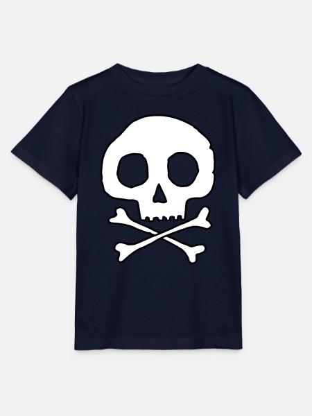 Schädel und Knochen - Stanley/Stella Kinder T-Shirt MINI CREATOR  - Navy