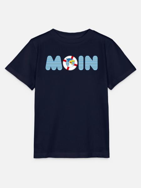 Moin Möve mit Rettungsring - Stanley/Stella Kinder T-Shirt MINI CREATOR - Navy
