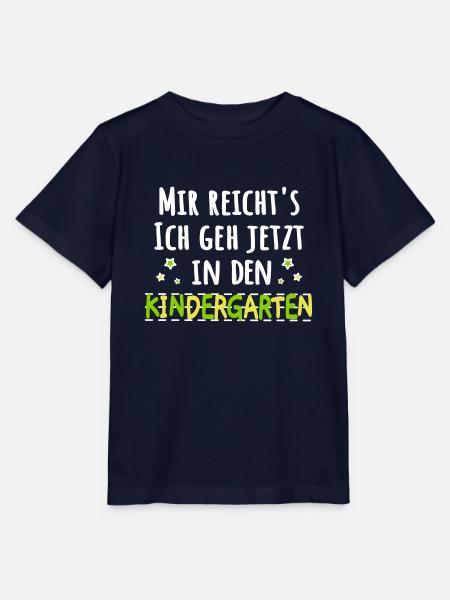 Kindergartenkind - mir reichts Kindergarten - Stanley/Stella Kinder T-Shirt MINI CREATOR - Navy