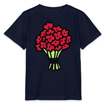 Bouquet 3 - T-shirt bio MINI CREATOR Stanley/Stella Enfant - marine - Devant - Kain (125cm)