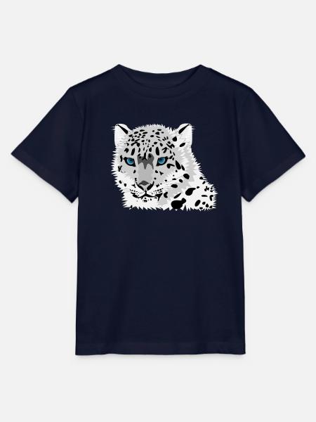 Schneeleopard - Stanley/Stella Kinder T-Shirt MINI CREATOR - Navy