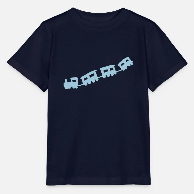 train - T-shirt bio MINI CREATOR Stanley/Stella Enfant - marine