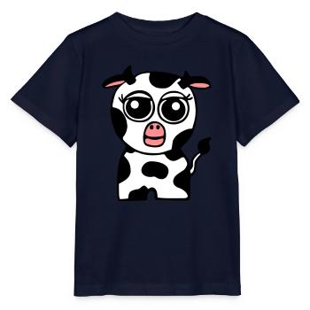 Kleine Kuh - Stanley/Stella Kinder T-Shirt MINI CREATOR  - Navy - Vorne - Kain (125cm)