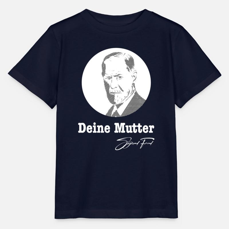 Deine Mutter Sigmund Freud - Stanley/Stella Kinder T-Shirt MINI CREATOR  - Navy