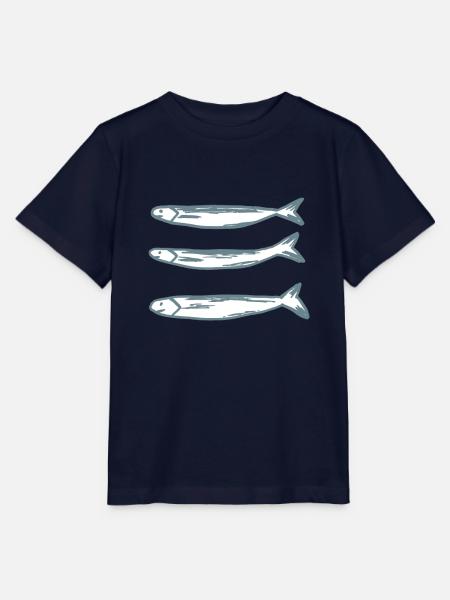 Sprotten 4,Fische,angeln,Design,Geschenk,cool,chic - Stanley/Stella Kinder T-Shirt MINI CREATOR - Navy