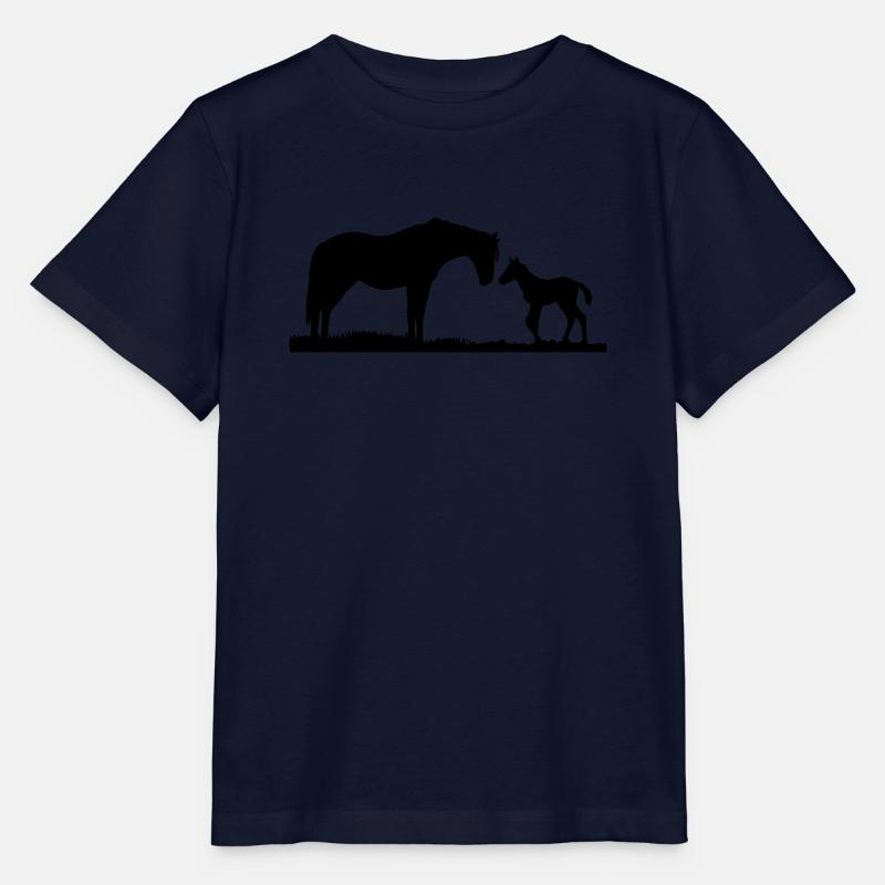 Pferde, Pferd & Fohlen - Stanley/Stella Kinder T-Shirt MINI CREATOR  - Navy