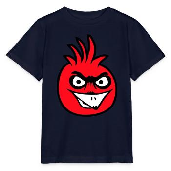 Parrot Bird Stares Nasty Aggressive Rage - Stanley/Stella MINI CREATOR Kids’ T-Shirt - navy - Front - Kain (125cm)