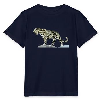 Jaguar - Stanley/Stella Kinder T-Shirt MINI CREATOR  - Navy - Vorne - Kain (125cm)