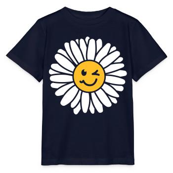 Marguerites - marguerites marguerites - - T-shirt bio MINI CREATOR Stanley/Stella Enfant - marine - Devant - Kain (125cm)