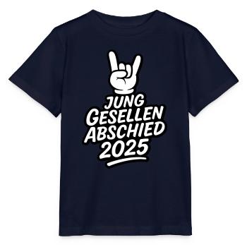 Enterrement de vie de garçon 2025 Enterrement de vie de garçon - T-shirt bio MINI CREATOR Stanley/Stella Enfant - marine - Devant - Kain (125cm)