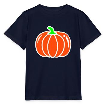Pumpkin - Stanley/Stella MINI CREATOR Kids’ T-Shirt - navy - Front - Kain (125cm)