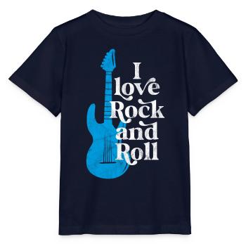 Ich liebe Rock'n'Roll - Stanley/Stella Kinder T-Shirt MINI CREATOR  - Navy - Vorne - Kain (125cm)