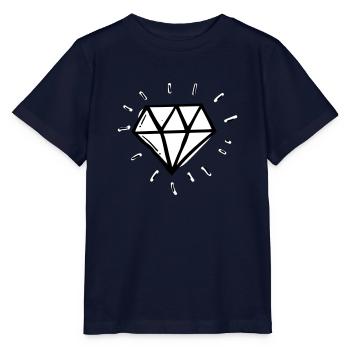 Diamant - Stanley/Stella Kinder T-Shirt MINI CREATOR  - Navy - Vorne - Kain (125cm)