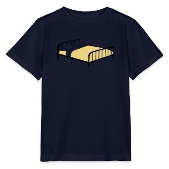 Bett Schlafzimmer Doppelbett Geschenkidee schlafen - Stanley/Stella Kinder T-Shirt MINI CREATOR  - Navy - Vorne - Kain (125cm)