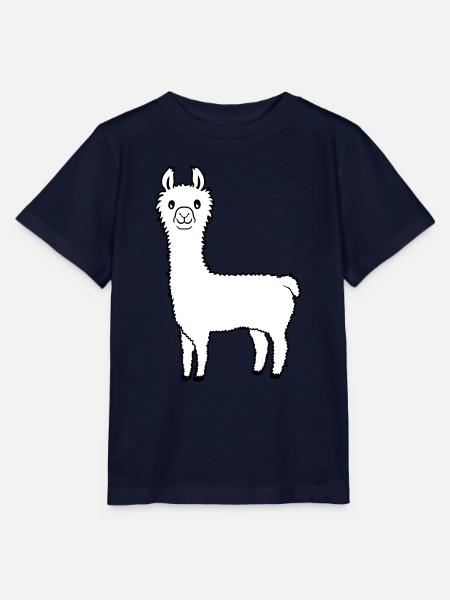 Lieblingstier Lama Alpaka - Stanley/Stella Kinder T-Shirt MINI CREATOR - Navy