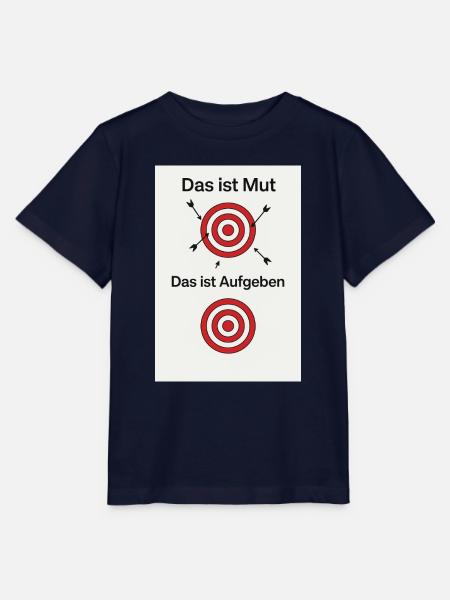 Mut zum Versuch - Stanley/Stella Kinder T-Shirt MINI CREATOR  - Navy