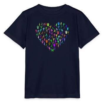 Yoga Woman - Stanley/Stella MINI CREATOR Kids’ T-Shirt - navy - Front - Kain (125cm)