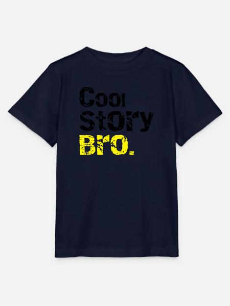 Cool story Bro - Stanley/Stella Kinder T-Shirt MINI CREATOR  - Navy