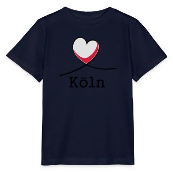 Ich liebe Köln! - Stanley/Stella Kinder T-Shirt MINI CREATOR  - Navy - Vorne - Kain (125cm)