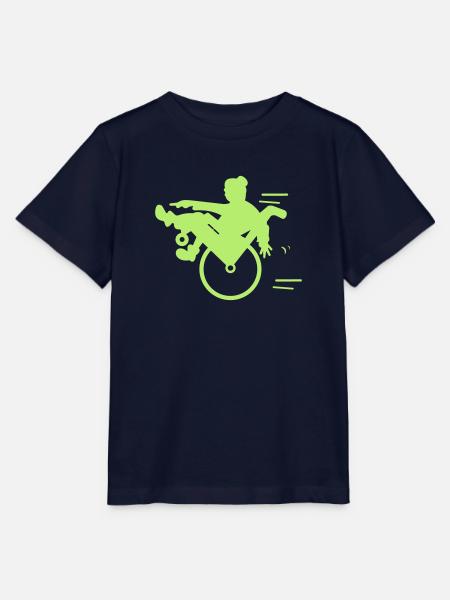 Oma Rentnerin Rollstuhl - Stanley/Stella Kinder T-Shirt MINI CREATOR - Navy
