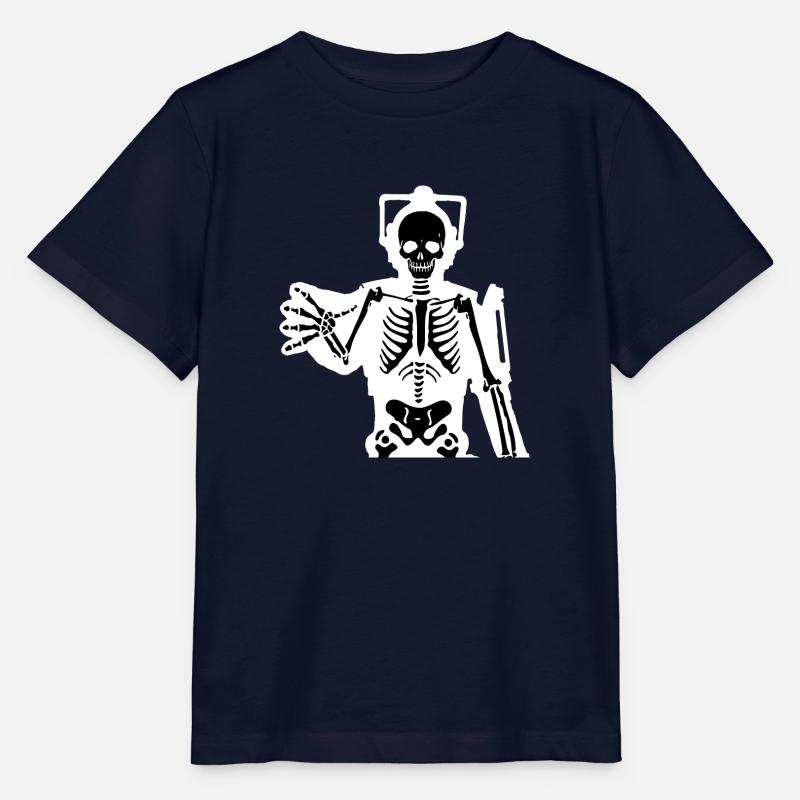 Cybermen xray - Stanley/Stella MINI CREATOR Kids’ T-Shirt - navy