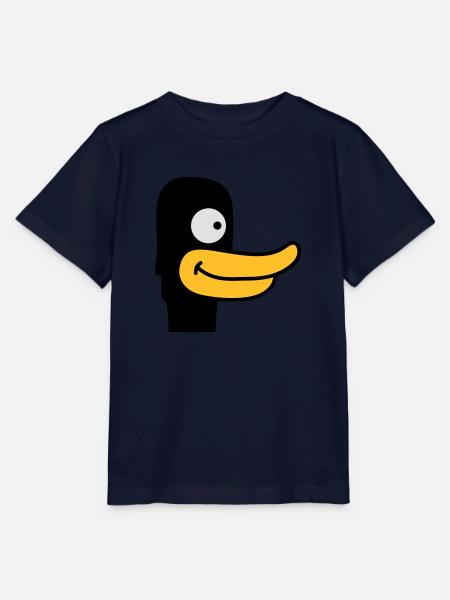 Duck Face - Stanley/Stella Kinder T-Shirt MINI CREATOR  - Navy