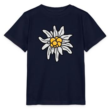 Edelweiss - Stanley/Stella Kinder T-Shirt MINI CREATOR  - Navy - Vorne - Kain (125cm)