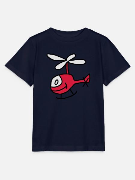 Helicopter - Stanley/Stella Kinder T-Shirt MINI CREATOR - Navy