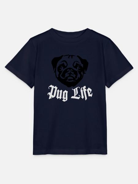 Pug Life - Stanley/Stella Kinder T-Shirt MINI CREATOR  - Navy