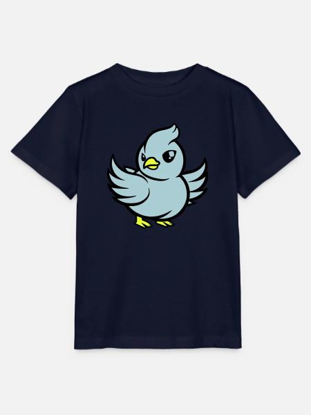 taube comic - T-shirt MINI CREATOR barn från Stanley/Stella - marinblått