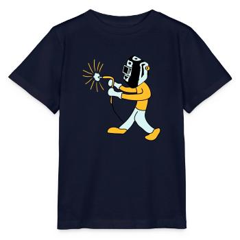 Welder - T-shirt bio MINI CREATOR Stanley/Stella Enfant - marine - Devant - Kain (125cm)