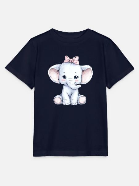 Süßer Baby Elefant - Stanley/Stella Kinder T-Shirt MINI CREATOR - Navy