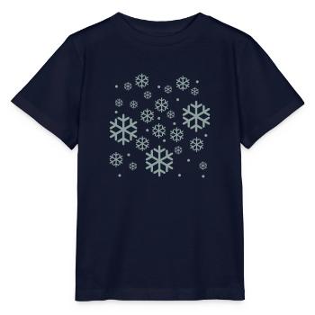 Schnee - Stanley/Stella Kinder T-Shirt MINI CREATOR  - Navy - Vorne - Kain (125cm)