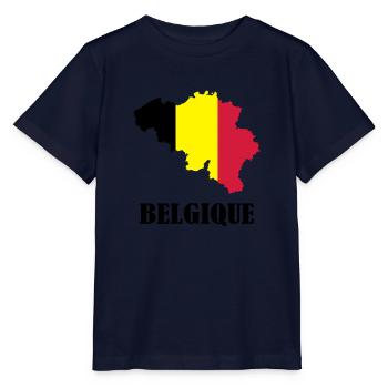 belgique - T-shirt bio MINI CREATOR Stanley/Stella Enfant - marine - Devant - Kain (125cm)