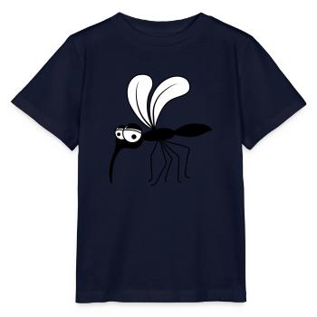 stechmuecke fly insect-throwing fly bloodsucker - Stanley/Stella MINI CREATOR Kids’ T-Shirt - navy - Front - Kain (125cm)