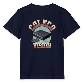 Colecovision Retro Home Gaming System 80 s - T-shirt bio MINI CREATOR Stanley/Stella Enfant - marine - Devant - Kain (125cm)