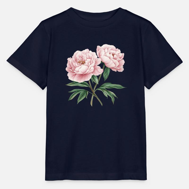 Pfingstrosen - Stanley/Stella Kinder T-Shirt MINI CREATOR  - Navy