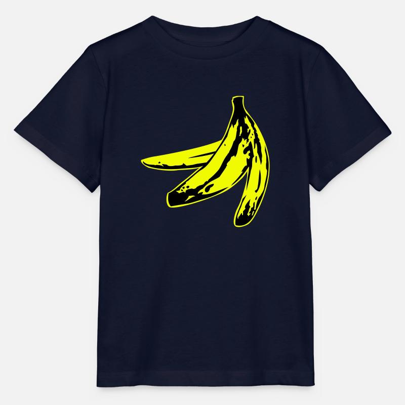 warholish banana peel - Stanley/Stella Kinder T-Shirt MINI CREATOR  - Navy
