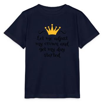Krone - Stanley/Stella Kinder T-Shirt MINI CREATOR  - Navy - Vorne - Kain (125cm)