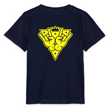 Hand Party Sign - Stanley/Stella MINI CREATOR Kids’ T-Shirt - navy - Front - Kain (125cm)